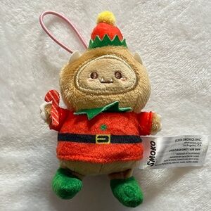 Smoko small leep keychain Festive Plush Elf Ornament